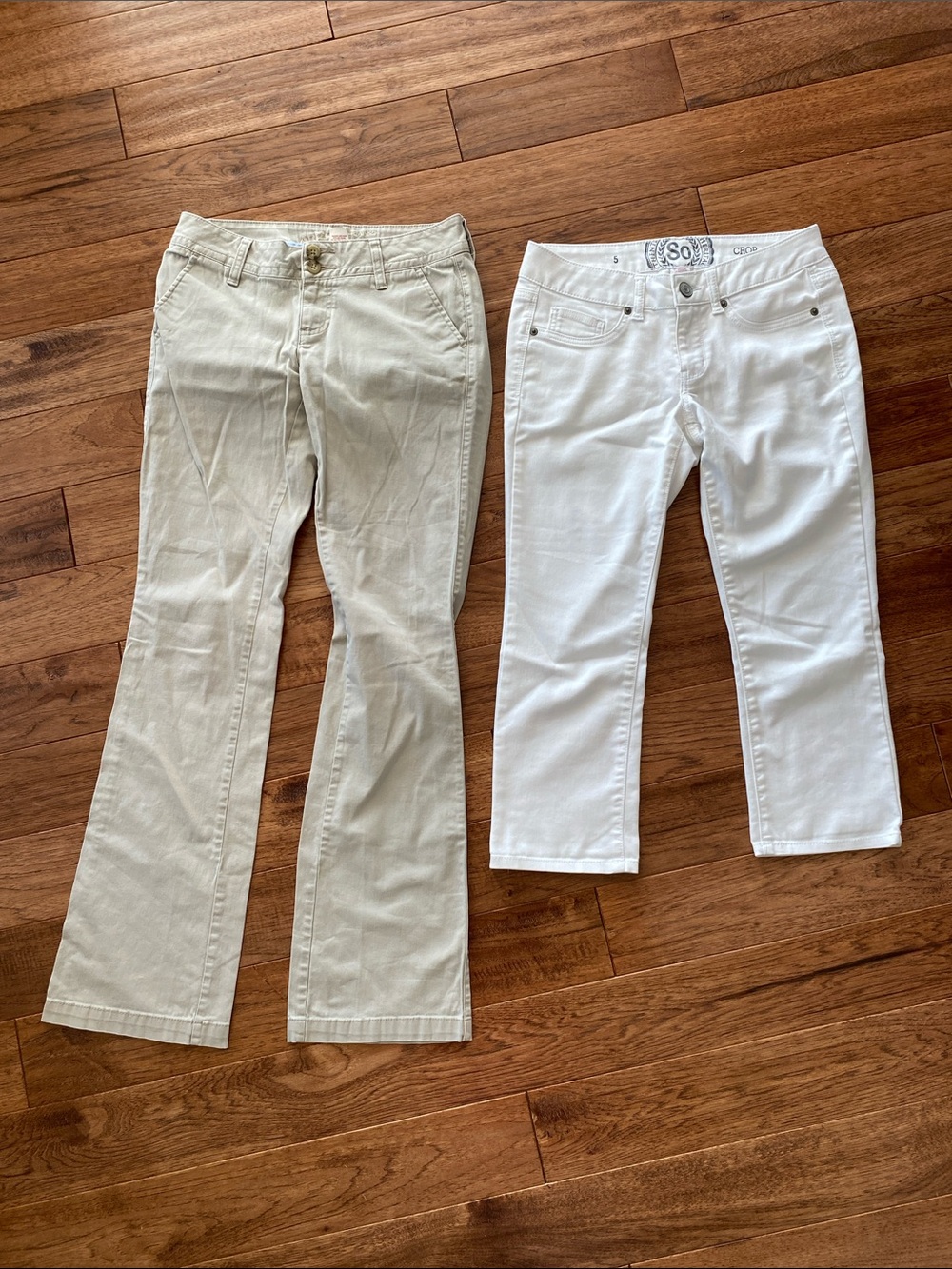 Women’s White & Cream Jeans Duo - Classic Fit